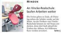 Mindener Tageblatt, 03.08.2022, Titelseite